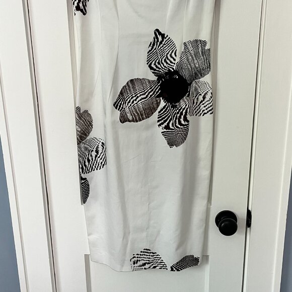 Tomaso Stefanelli midi dress size 42 (US size 6) designer large floral print - Picture 6 of 9